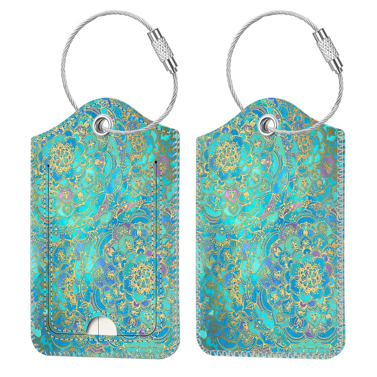 Fintie Luggage Tags Privacy Cover ID Label for Travel Bag Suitcase