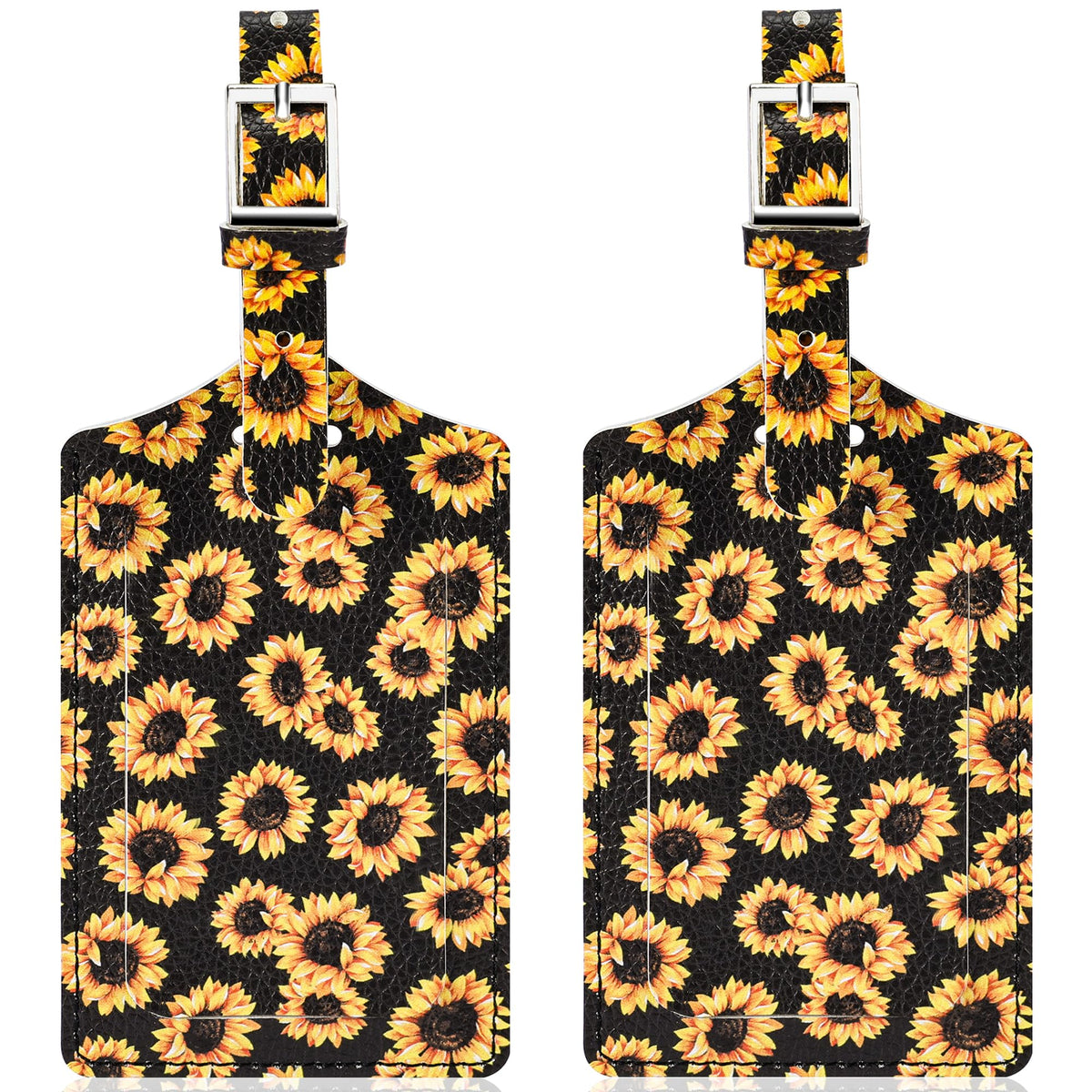 Travelambo 2 Pack Luggage Tags for Suitcases Airplane Travel Essentials