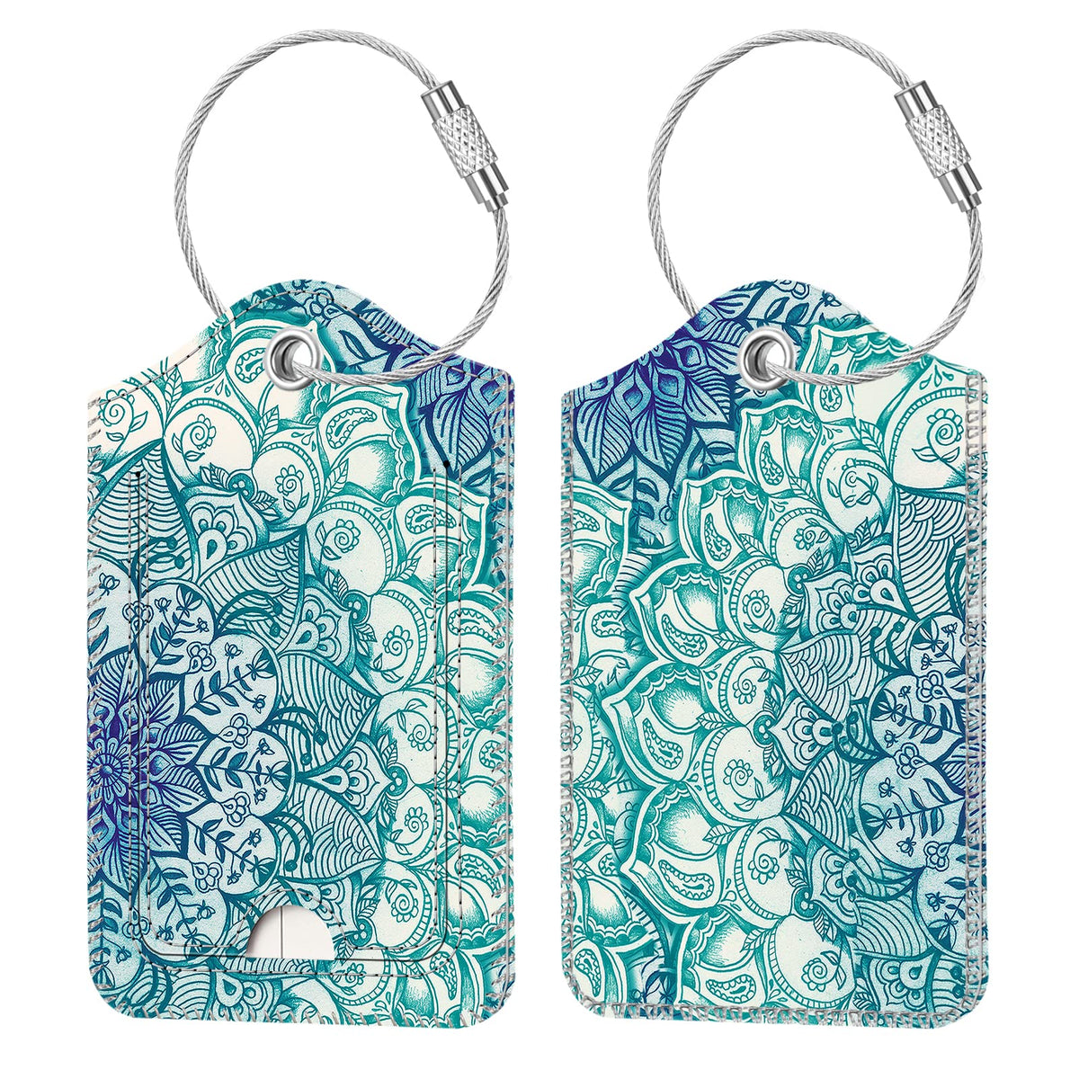 Fintie Luggage Tags Privacy Cover ID Label for Travel Bag Suitcase
