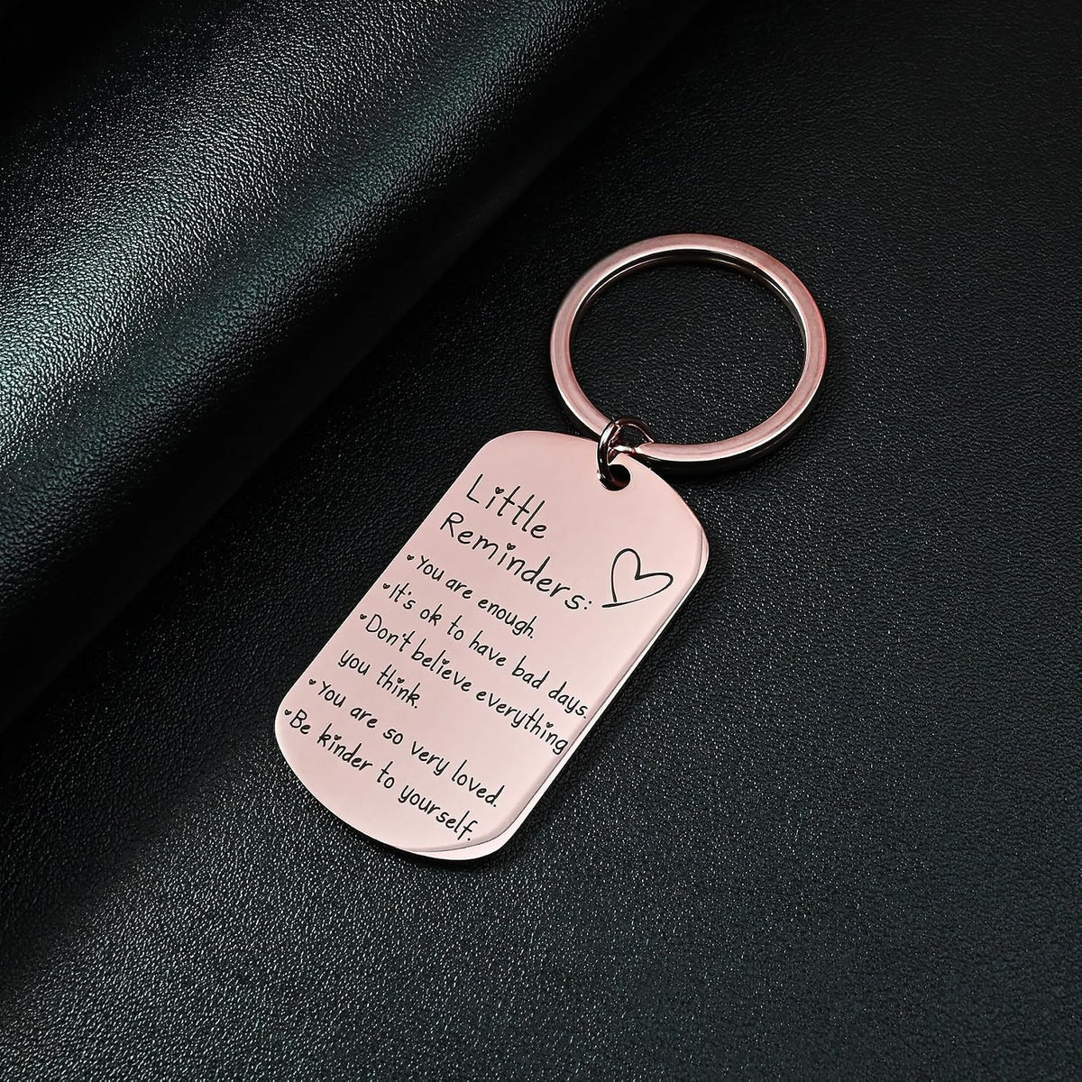 OUMILAN Little Reminders Keychain for Women Men