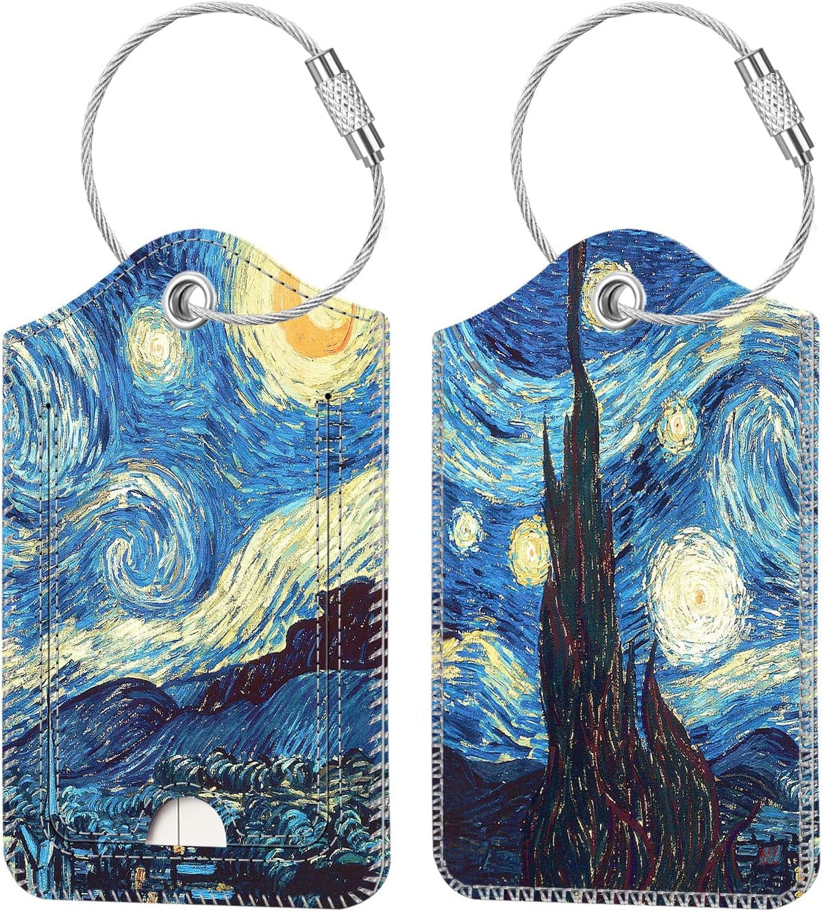 Fintie Luggage Tags Privacy Cover ID Label for Travel Bag Suitcase