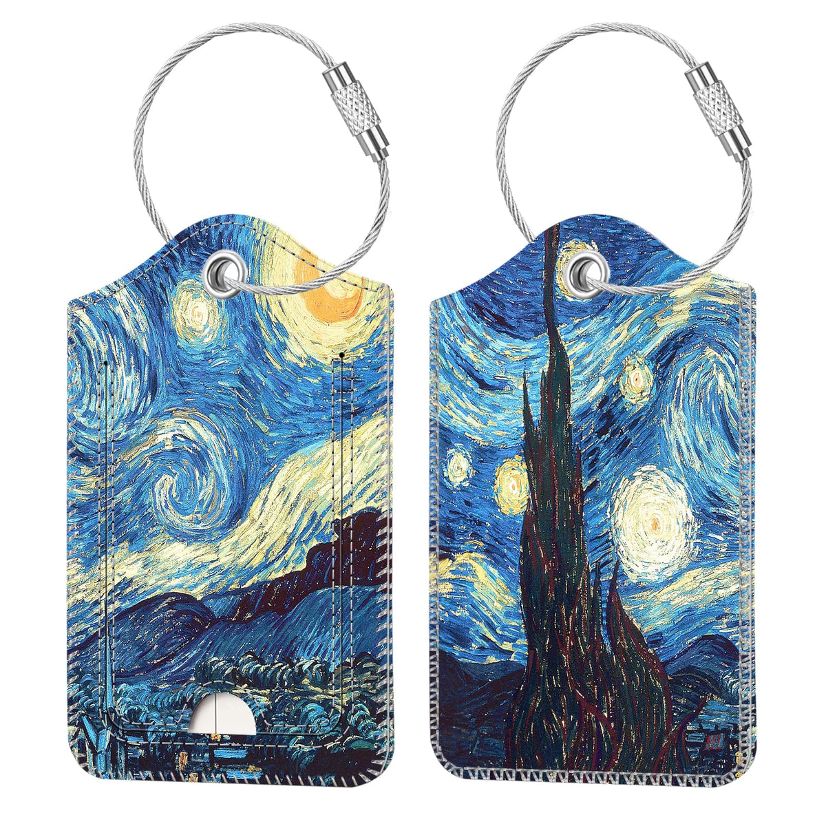Fintie Luggage Tags Privacy Cover ID Label for Travel Bag Suitcase