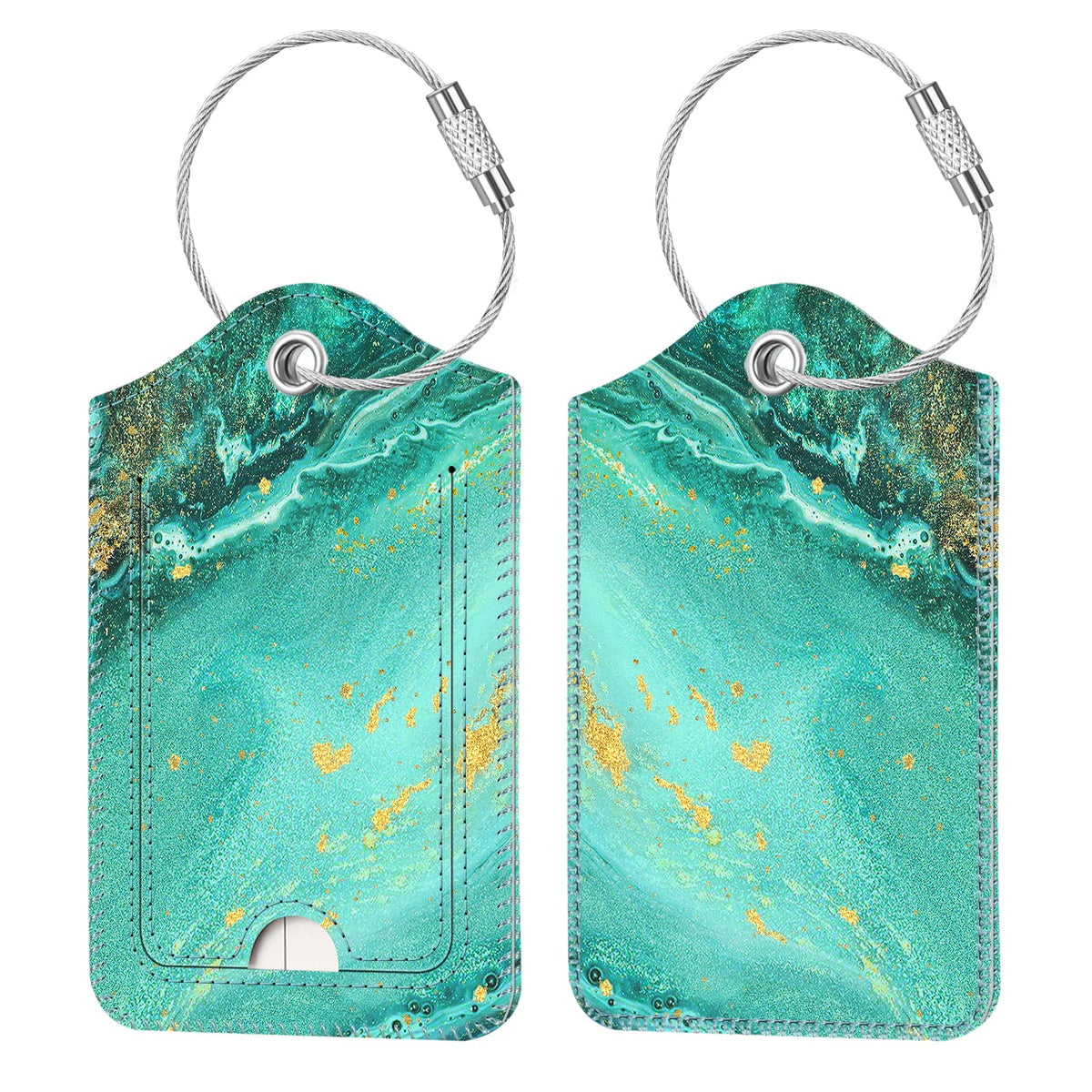 Fintie Luggage Tags Privacy Cover ID Label for Travel Bag Suitcase